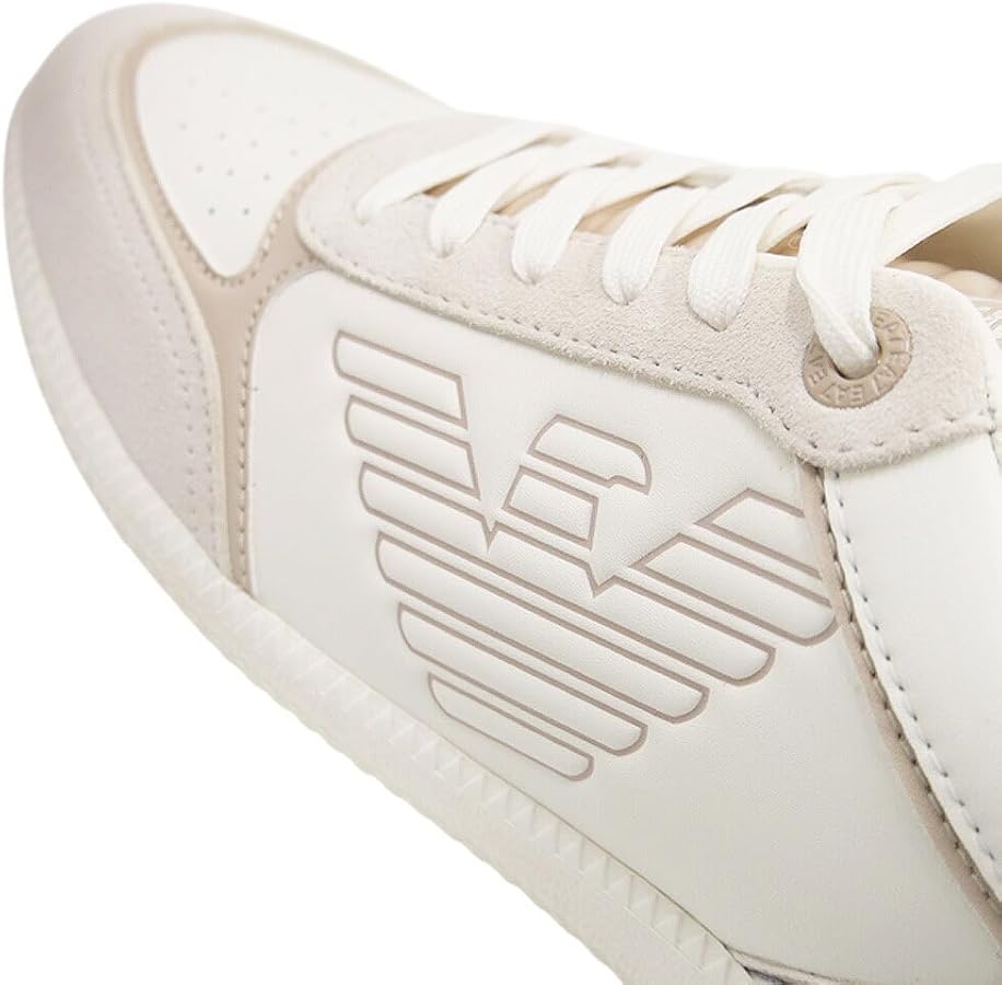 2025 秋冬新作！ EMPORIO ARMANI エンポリオアルマーニ EA7 メンズ スニーカー 靴 シューズ ローカット 7X000405 AF19826 オフホワイト Amazon | [Emporio Armani] [エンポリオアルマーニ] EA7 メンズ